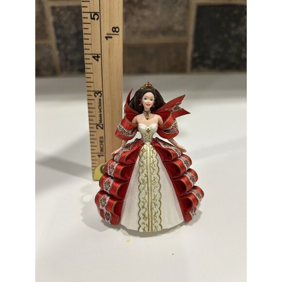 Hallmark Keepsake Collector Ornament "Holiday Barbie" 1997 w/ box - Picture 7 of 8